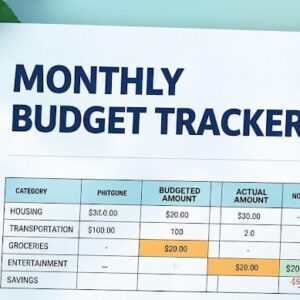 Monthly Budget Tracker